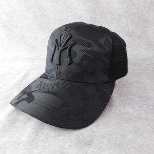 New York City Hat Adult black camouflage strap back Cap